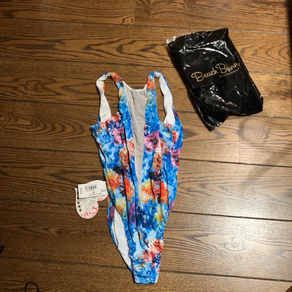 NWT Beach Bunny Wave Lengths one piece